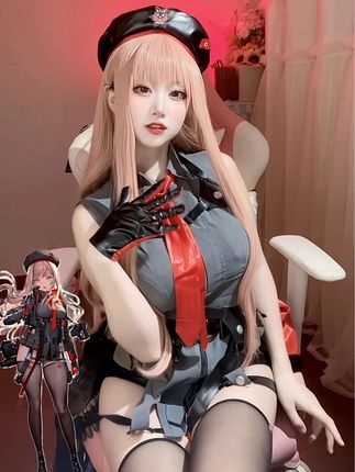 Nyako喵子紧致蜜腿让人心跳加速,蜜腿cosplay高清图