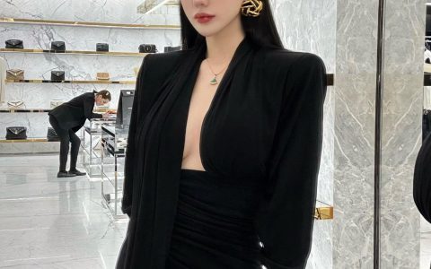 不爱笑的赛琳微密圈付费写真，百变造型与独家风采