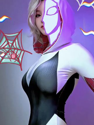 一小央泽糯米元宵羊毛瀑布作品欣赏,精选COS写真