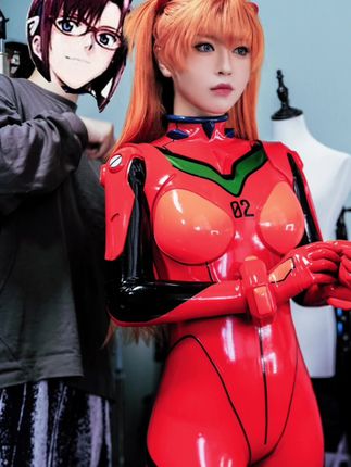 半半子_圣诞系列·兔兔艾可cos作品，圣诞系列兔兔艾可cos高清图集