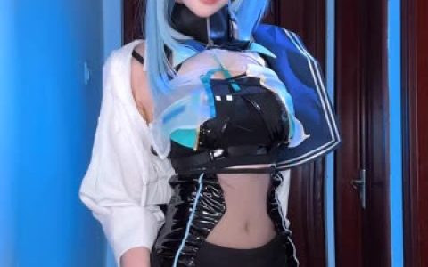 虎森森 下班后的OL2 COS展示，OL2 cosplay图包