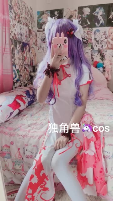 Nyako喵子_碧蓝航线·路易九世旗袍cos,旗袍cosplay写真