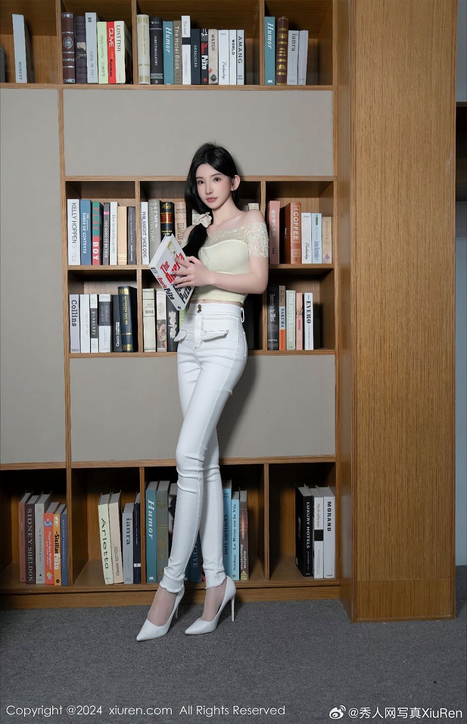 黑色连体服写真,周于希Sally脱性感写真欣赏