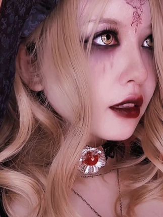 半半子cos《碧蓝航线》兴登堡兔女郎，兴登堡兔女郎cos高清图集