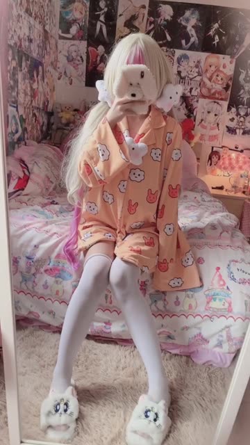 nyako喵子白衬衫黑丝系列cos原神甘雨ol，黑丝cosplay高清图