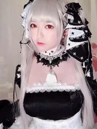 半半子_圣诞系列·兔兔艾可cos作品，圣诞系列兔兔艾可cos高清图集