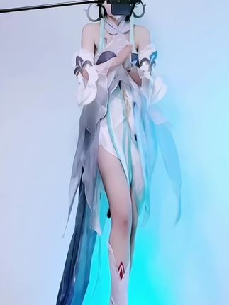 桃沢樱呀白色仙女系列微密圈作品，梦幻纯洁的视觉盛宴