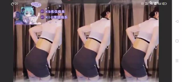 短腿微宁和小双宝双人互动舞蹈,微宁与小双宝的默契合作