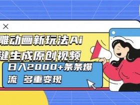 AI微电影制作如何通过多平台盈利，跨平台分发的赚钱逻辑