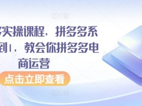 拼多多无人直播项目靠谱吗，从起号到稳定收益的全解析