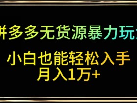 拼多多无人直播项目真的赚钱吗,成功案例与真实收益揭秘