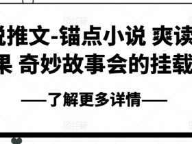 小说推文视频玩法揭秘，从剪辑到分销的全链路操作