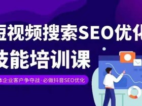 抖音SEO培训课程推荐，短视频搜索优化的入门指南