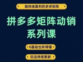 拼多多无人直播教程大全,从入门到月入过万的实操分享
