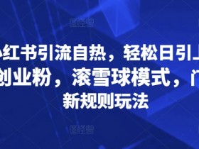 如何用小红书推广高端旅游，从内容撰写到流量引导的技巧