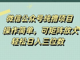 公众号流量主项目怎么做收益高，从内容到推广的详细攻略