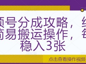 视频号分成计划收益分成比例详解，如何最大化个人收益？