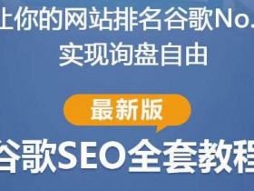 Googleseo搜索引擎算法如何优化搜索引擎排名，解析Googleseo搜索引擎算法原理