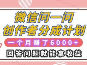 微信问一问如何查看自己的收益，查看微信问一问收益的步骤与技巧