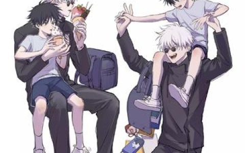 《咒术回战壁纸五条悟全员合照》五条悟与全员的最佳合照壁纸，《咒术回战全员壁纸》高清横屏与竖屏展示