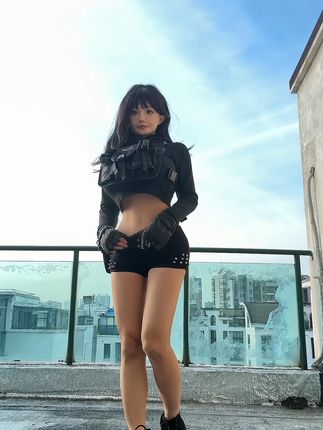 古阿扎微博图，展示她的个人魅力